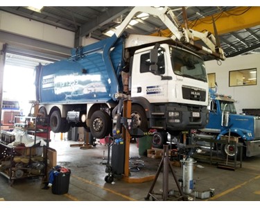 Mobile Truck, Bus Hoists Rail Lifting Hoists | HETRA