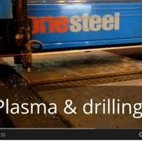 Thick plate drilling "Near Dry"