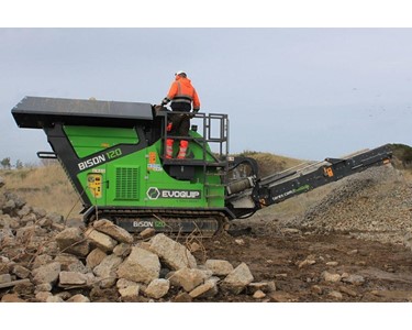 Evoquip - Bison 120 Mobile Jaw Crusher