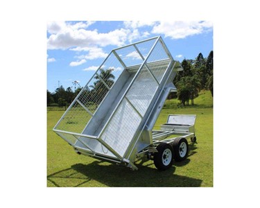 10×6 Galvanised Hydraulic Tipper Trailer