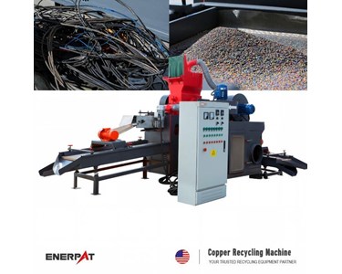 Enerpat - WG-600S Copper Wire Cable Granulator Machine - 3-4 TPD Cable Recycling