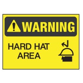Warning - Hard Hat Sign | WNG 012