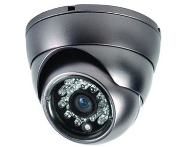 650TVL Vandalproof IR Colour Dome Security Camera Dark Grey