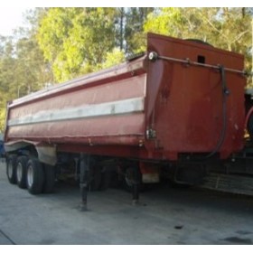 Used Tipper-Trailer | -White HXST