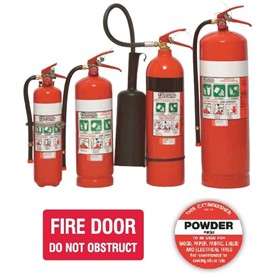 Signet’s Fire Extinguishers and Fire Products