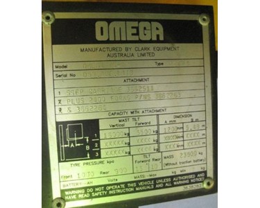 Forklift Container Handler | Omega 16-12