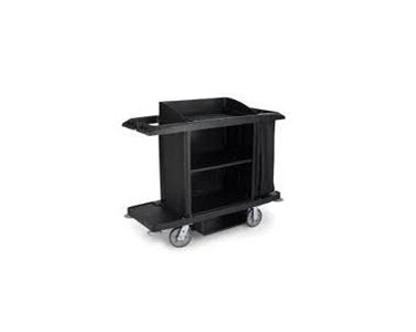 Rubbermaid Commercial Products Housekeeping Cart with Hood, Full Size, Plastic Housekeeping Carts, Housekeeping Carts, Housekeeping, Housekeeping and Janitorial, Open Catalog