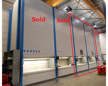Used VLM Automated Warehouse System | KARDEX Shuttle XP 250