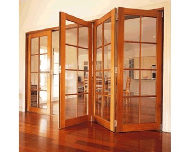 Timber Bi-Fold Door | Trend Western Red Cedar