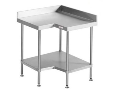 Simply Stainless - Corner WorkBench with Splashback | SS04.0900