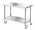 Simply Stainless - All Swivel Refrigerated Counter/Workbench | SS03.0600/2400