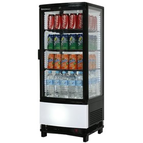100L Curved Glass Countertop Beverage Chiller | CT0100G4BC