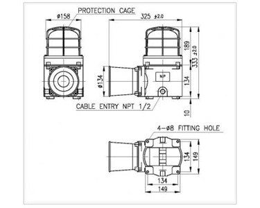 Explosion Proof Warning Light with Sound Signal | IECEx Rated