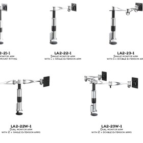 Desktop Monitor Arm | Ergo-life LA2-2