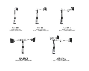 Desktop Monitor Arm | Ergo-life LA2-2