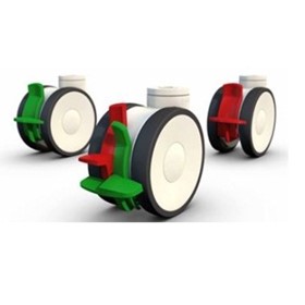 Castors -  Linea Combined Pedal Range (Brake & Directional)