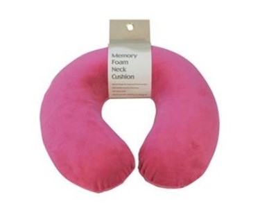 Cushions | Pink Orthopaedic Memory Foam Neck Cushion | VM936AP