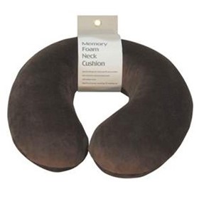 Brown Orthopaedic Memory Foam Neck Cushion | VM936AB