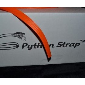 19mm Orange Woven Polyester Strap | Python Strap
