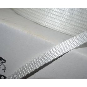 13mm White Woven Polyester Strap | Python Strap