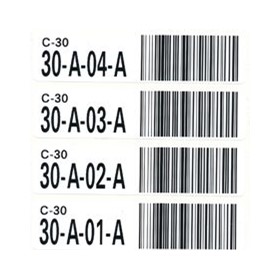 Pre-Printed Storage Location ID Barcode Labels | Barcode Labels