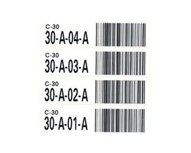 Pre-Printed Storage Location ID Barcode Labels | Barcode Labels