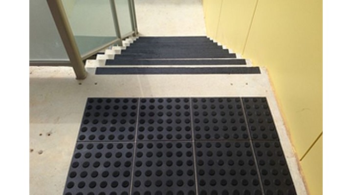 Stairs with Safe Grip Ultimate Anti Slip Nosing and tactiles