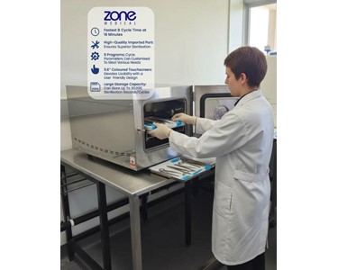 Hatmed - Large Autoclave Sterilser | 46L B Class Water Vac Q82B  