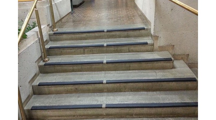 Surrey City Hall internal concrete stairs with Safe Grip anti slip stair nosing