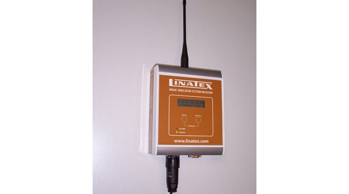 Linatex hose wear indicator