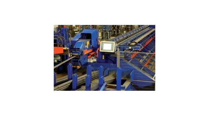 Combiline measuring and in-feed device for precise cut lengths.