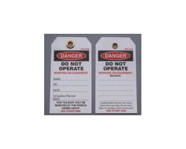 Safety & Danger Tags