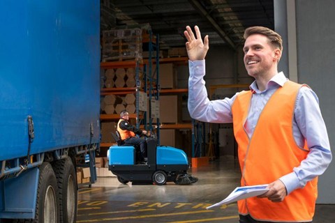 Heavy Duty and Super Duty Industrial Floor sweepers scrubbers for construction, logistics, food and manufacturing, building services, facility management companies in Melbourne, Sydney, Brisbane, Adelaide and Perth