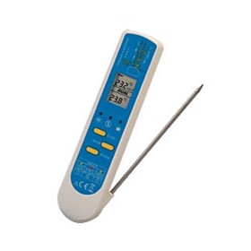 Infra-Red Thermometer with Fold-Out Thermocouple Probe | RT300