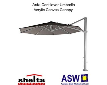 Shelta - Octagonal 4.0m Wind Rated Cantilever Umbrella | ASTA