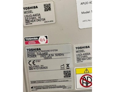 Ultrasound System | Toshiba Aplio 400