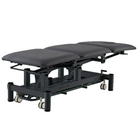 3 Section Electric Examination Table | Stealth Black