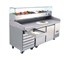 Atosa - 2 Door Refrigerated Pizza Table with Drawers | EPF3480 