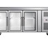 Atosa - Stainless Steel 3 Glass Doors Under Bench Fridge - EPF3731