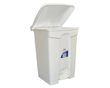 Edco - Waste Bins | Rubbish Bin Handy Step with Pedal 47 Litre - White