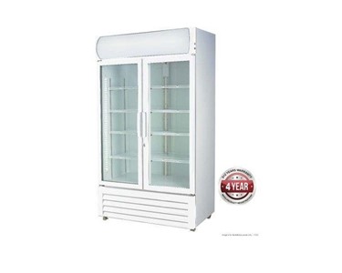 Temperate Thermaster - LG-1200GE Large Two Glass Door Upright Fridge