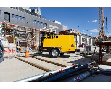 KAESER Compressors - MOBILAIR Portable Air Compressors - electric, petrol and diesel