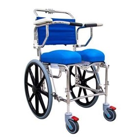 Shower Commode, Self Propelled with Swingaway Footrest - 445mm