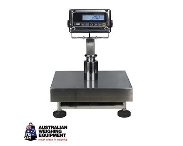 AWE - PLATYPUS Bench Scale 15kg–150kg - Stainless Steel IP65 Digital Scale