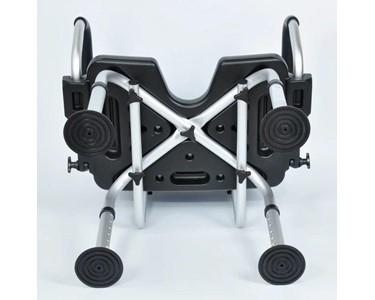 Shower Chair With Padded Soft Seat & Backrest 136kg Black