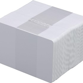 PVC Cards, Blank White, CR80, PK 100