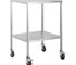 Select Patient Care - Instrument Trolley | Stainless Two Shelves No Rails Trolley