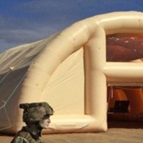 Cubic Defense inflatable shelter - Case Study