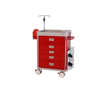Select Patient Care - Emergency Cart | 5 Drawer - Package 4