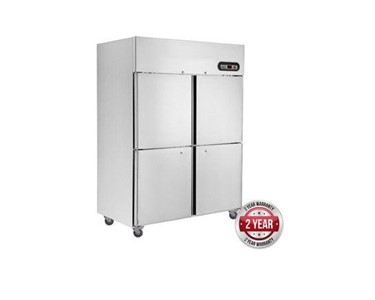 Temperate Thermaster - SUC1000 Tropical Thermaster 4 x ½ Door SS Upright Fridge